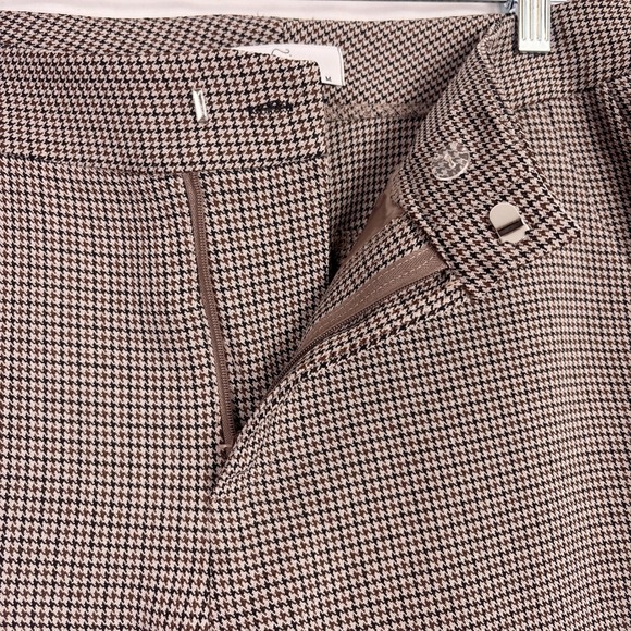 Carly Jean Los Angeles Houndstooth Pants Women's Size Medium Ankle Career Casual - Picture 4 of 15